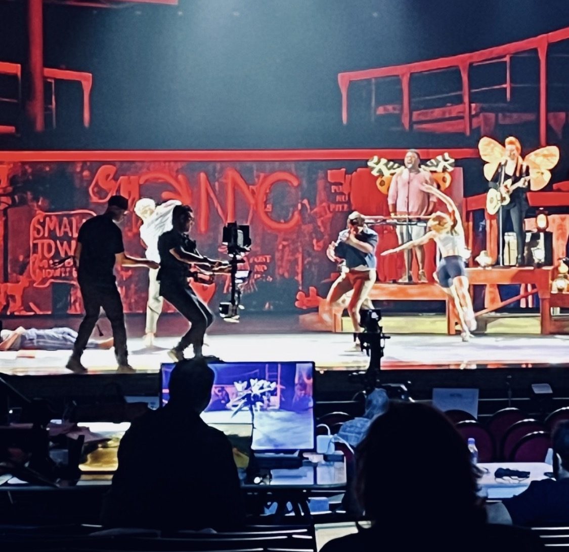 Broadway production on stage