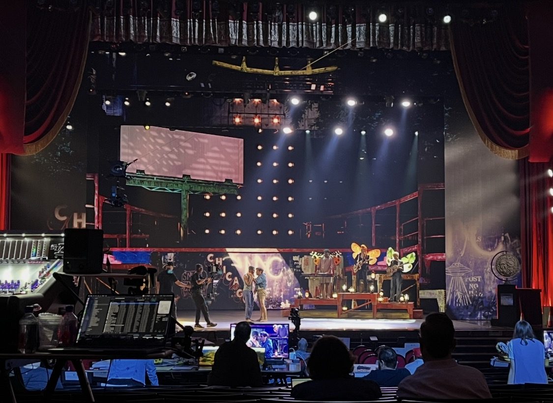 Full Broadway stage during a production
